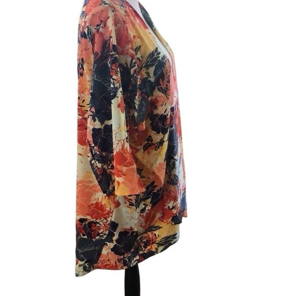 NEW LuLaRoe Fall Leaves Kimono Topper Sz L, Casual, Autumn, Classic - Picture 2 of 6